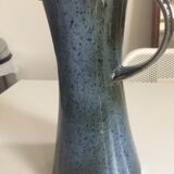 Very glazed blue pitcher