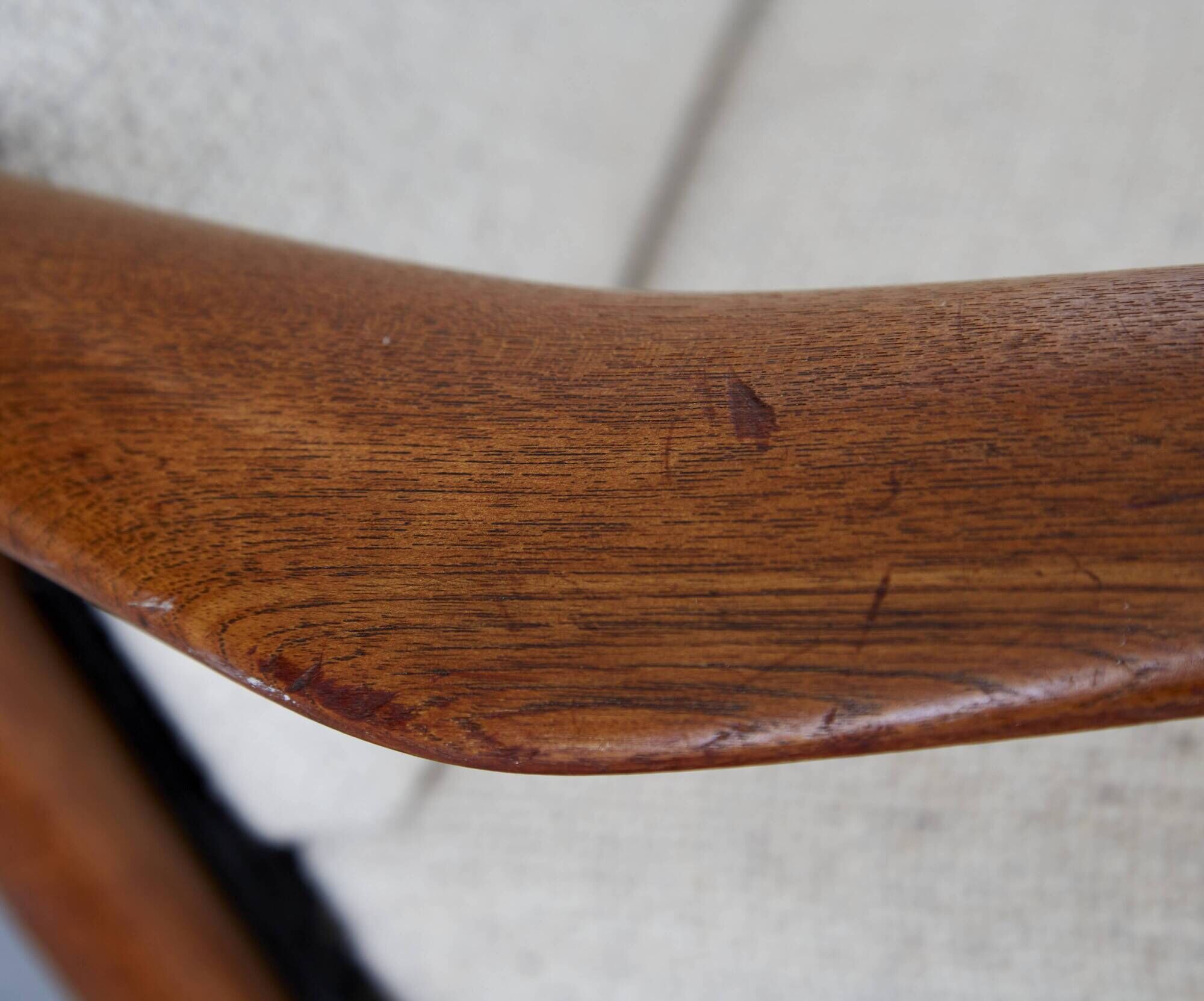 Rocking chair, model 650-15, by Ib Kofod-Larsen for Chr. Linneberg