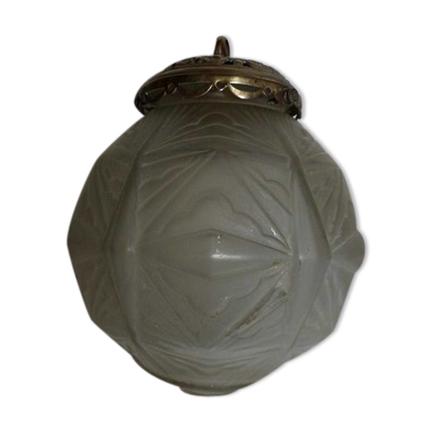 Suspended glass deco art