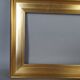 Frame hollow edges gilded wood gold leaf 39x29 cm, foliage 30x20 cm SB