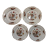 Lot de 4 assiettes anciennes Digoin sarreguemines