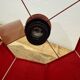 Suspension rotin vintage