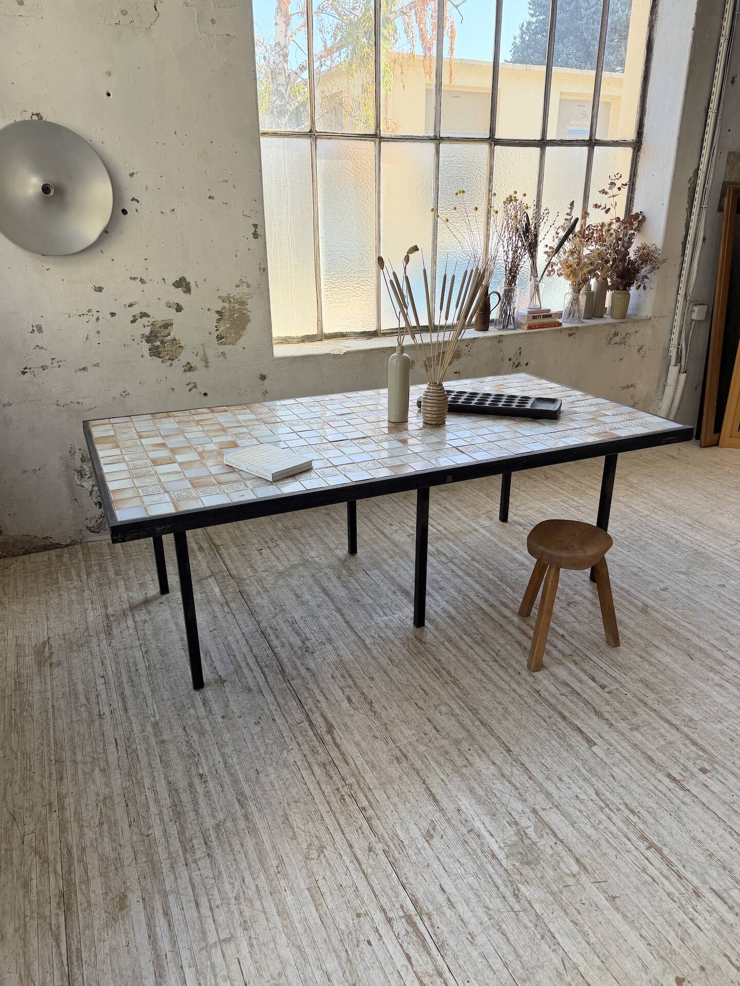Dining table tiled 1950 dlg Capron
