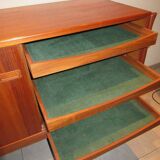 Scandinavian teak sideboard Samcom  1950