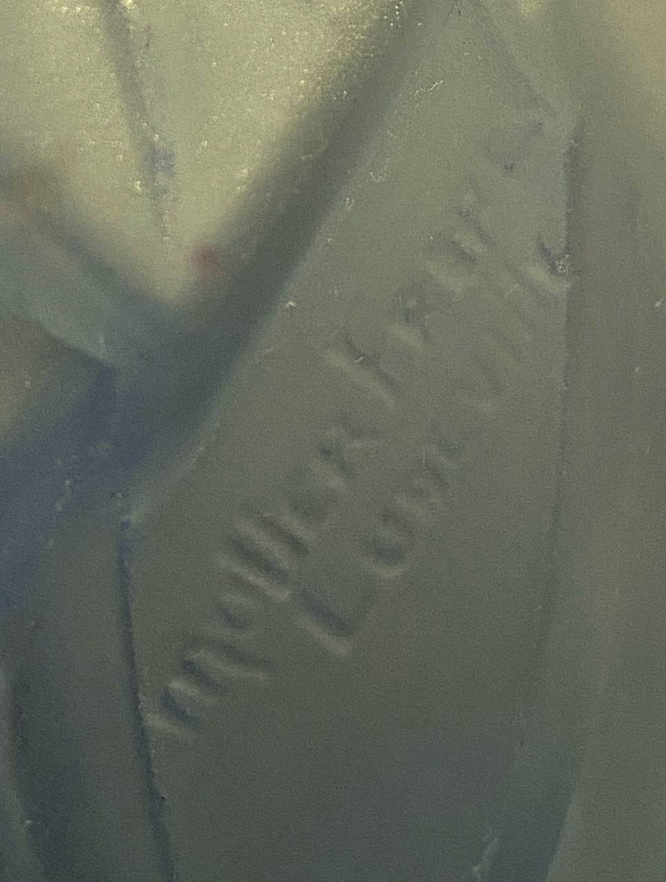 Vase années 30 Art Déco signé Muller Frères Luneville fleurs stylisées