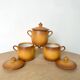 Fired Porcelain Cream Pots
