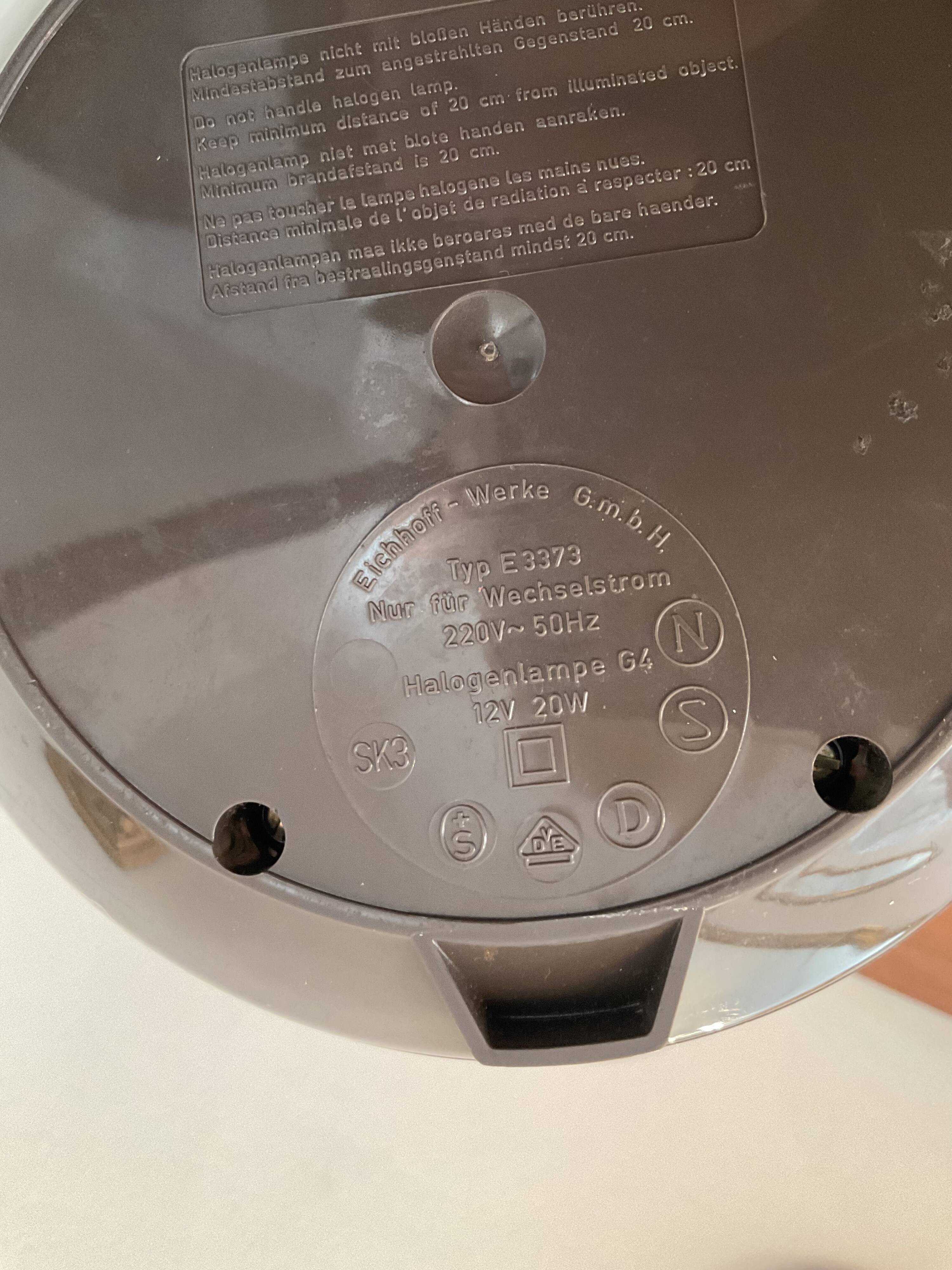 Eichhof Werke telescopic lamp from the 70s