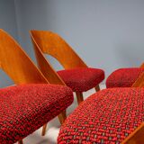 Antonín Šuman dining chairs, Tatra Nábytok, Czechoslovakia 1960s