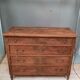 Louis XVI chest of drawers in natural wood