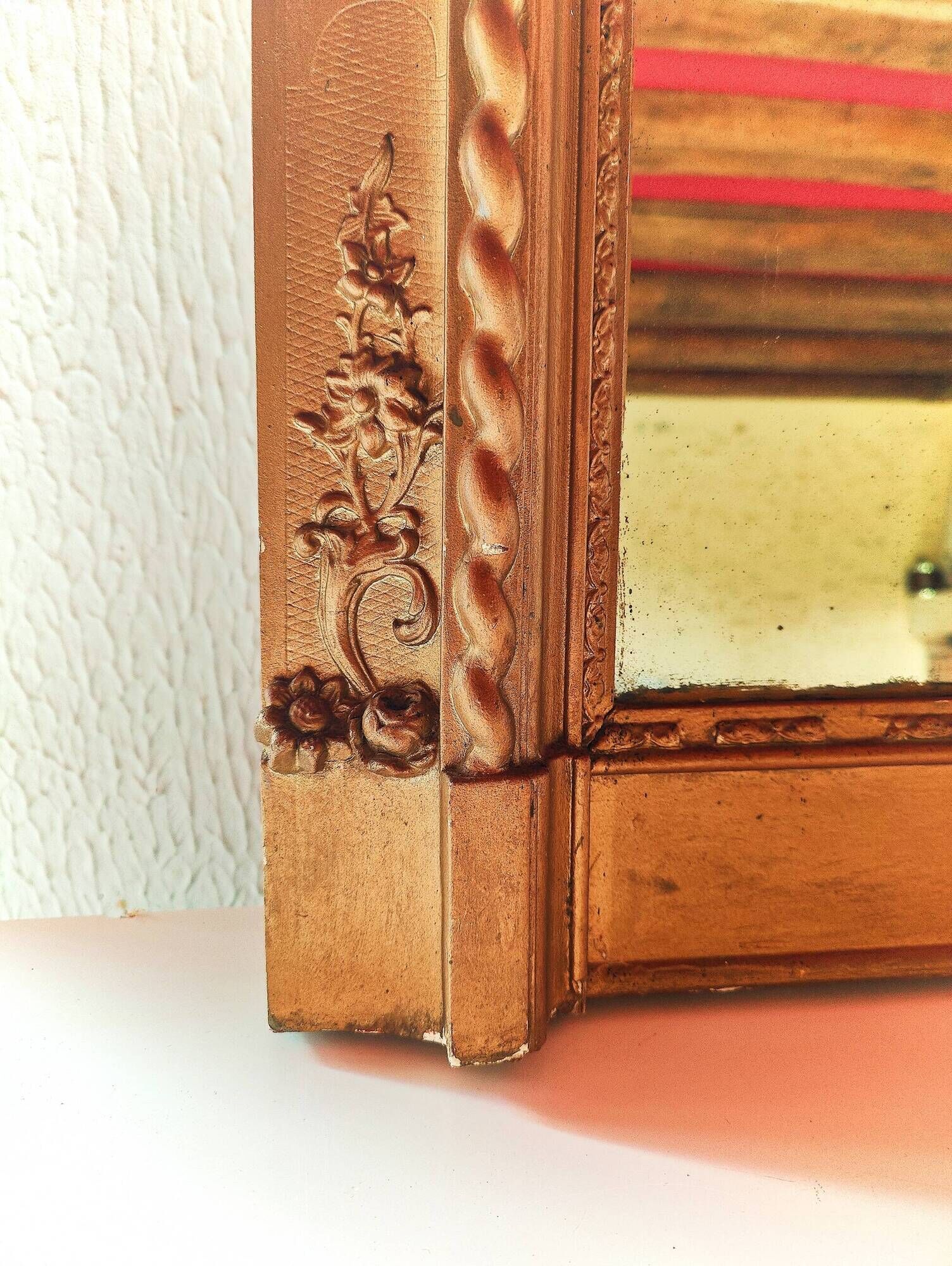 Antique fireplace mirror (18)