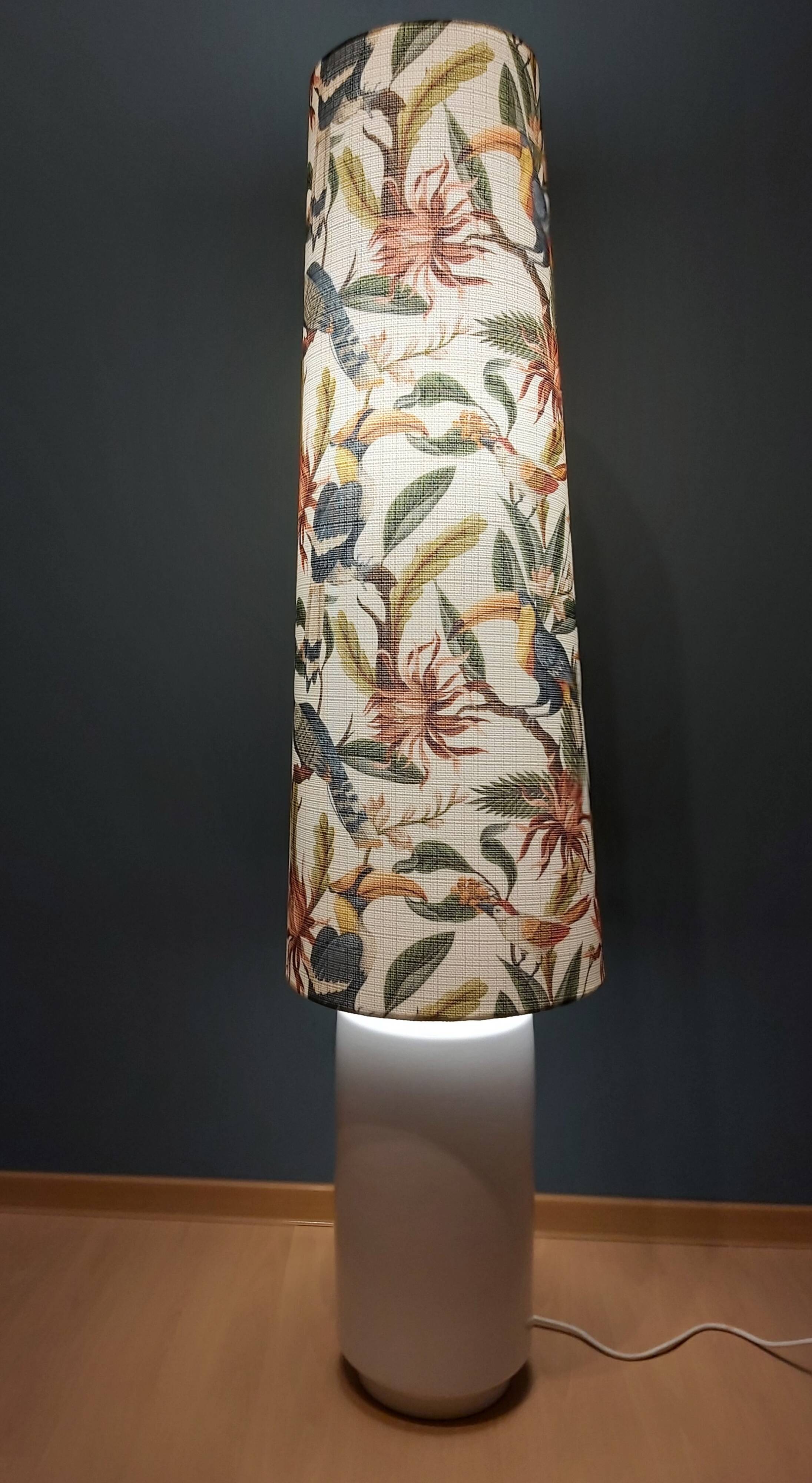 Large ceramic lamp, 1970s.