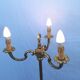Bronze tripod floor lamp, vintage 1960