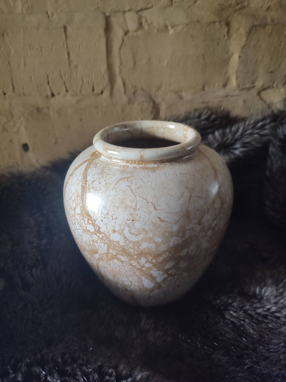 West Germany Scheurich ball vase, model 504, 20 cm