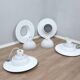 Space Age VeLuce Murano hanging disc lamp 1960s, set of 4