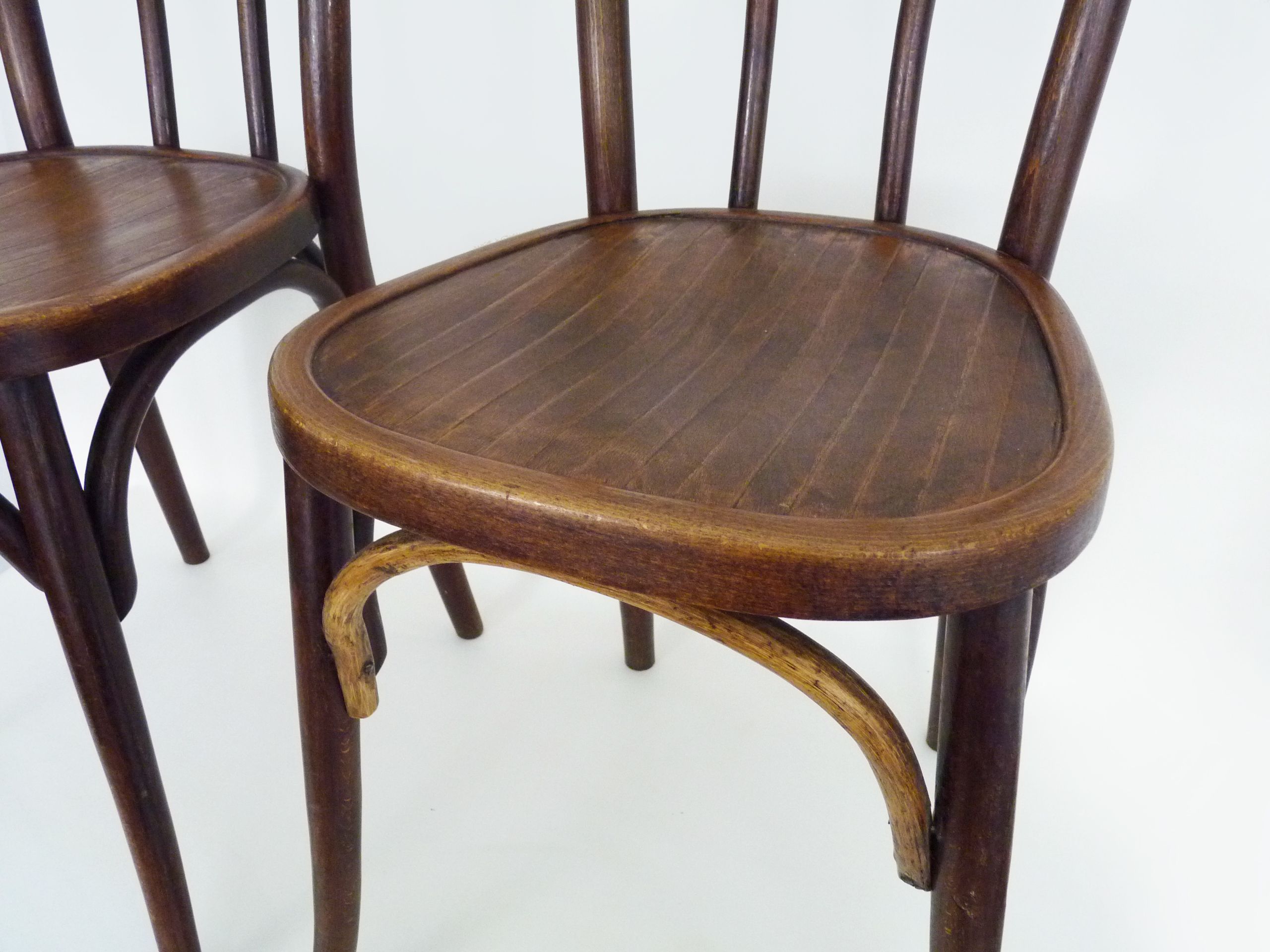 Pair of bistro chairs by Baumann furniture/Ducreuzet Montluçon. Year 30