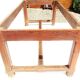 Grande table de ferme ancien en bois massif. 228 x 107.