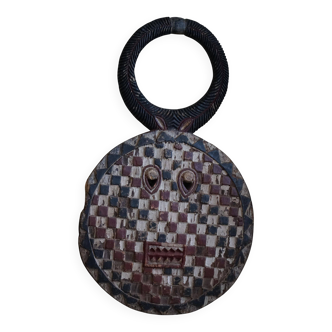 Grand Baule tribal mask Kple Kple African wooden, Ivory Coast, mid-20th century.