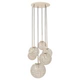 Grand cascading chandelier by Doria, Germany, 1970s.