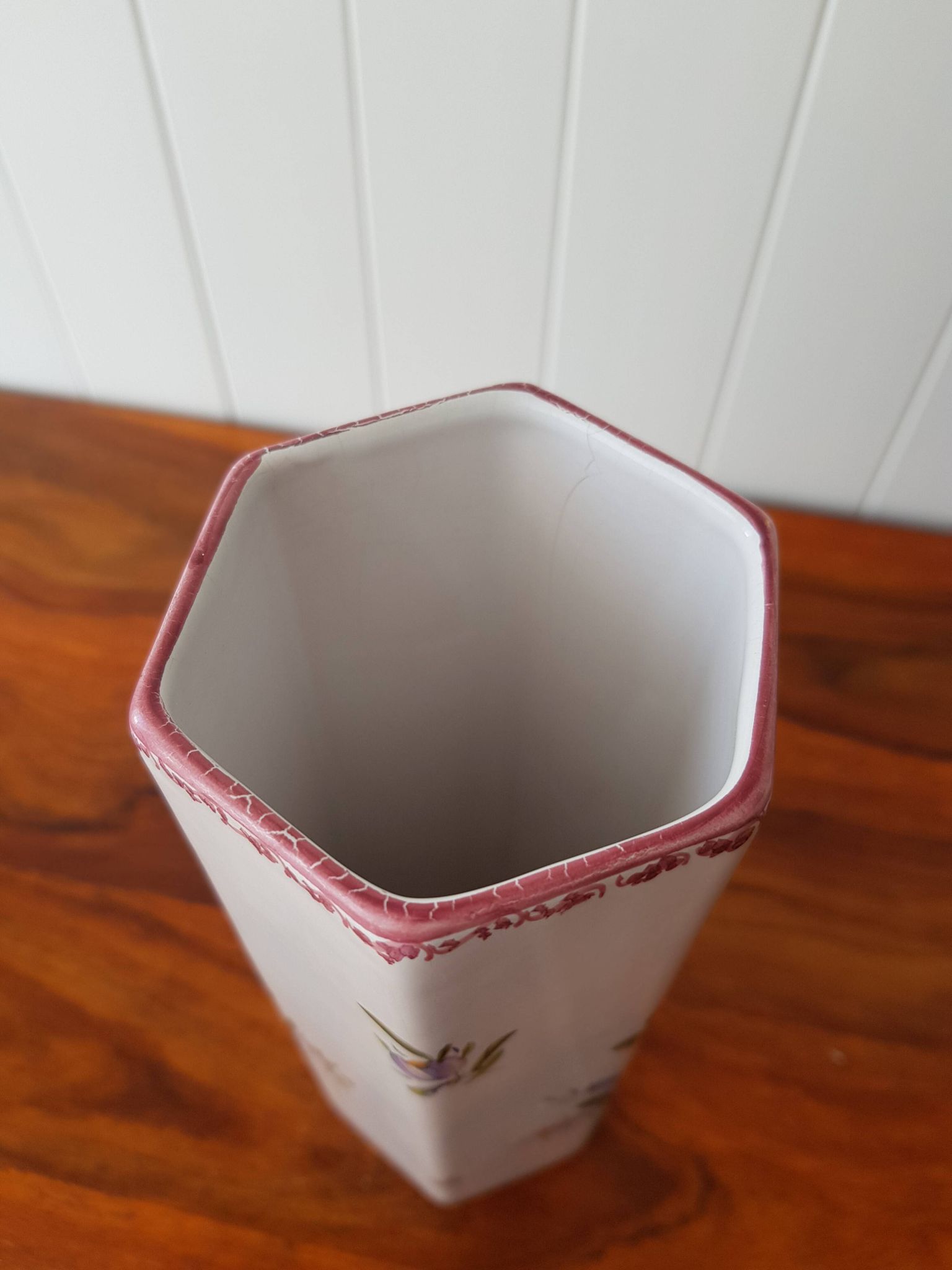 Vase signé Moustier