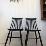 Scandinavian barred chairs