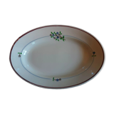 Plat ovale  Ancien.Orchier