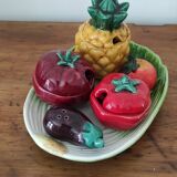 Barbotine Condiment Set