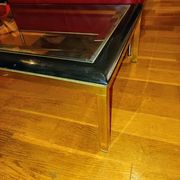 élégante table basse Hollywood Regency 1970
