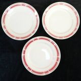 11 flat plates badonviller red no digoin