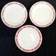 11 flat plates badonviller red no digoin