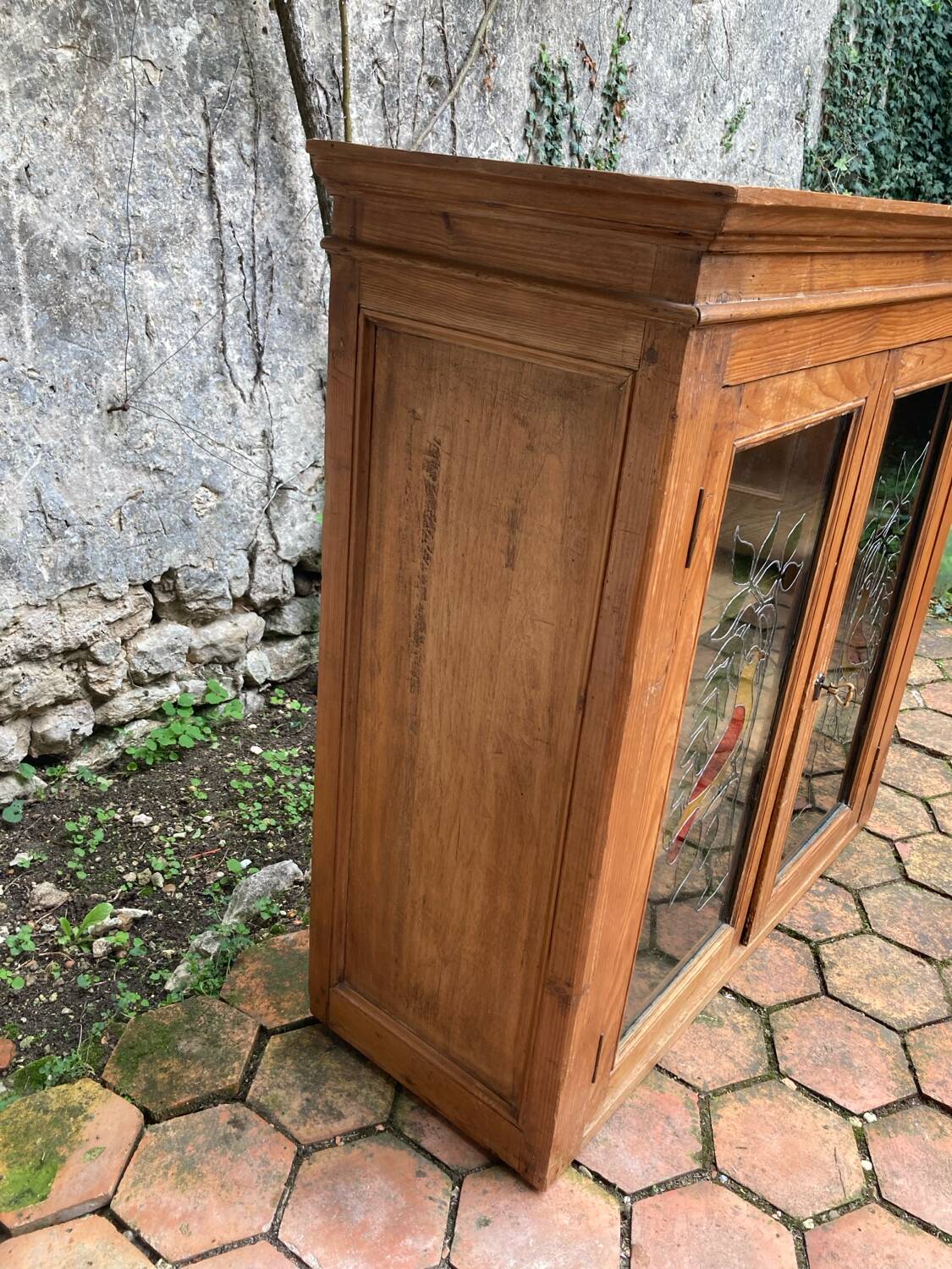 Vintage solid pine dresser