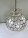 Large mother-of-pearl pendant light