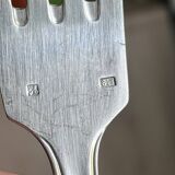 Silver metal cutlery