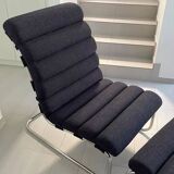 Fauteuil et repose-pieds