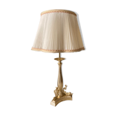 Old gilded bronze lamp