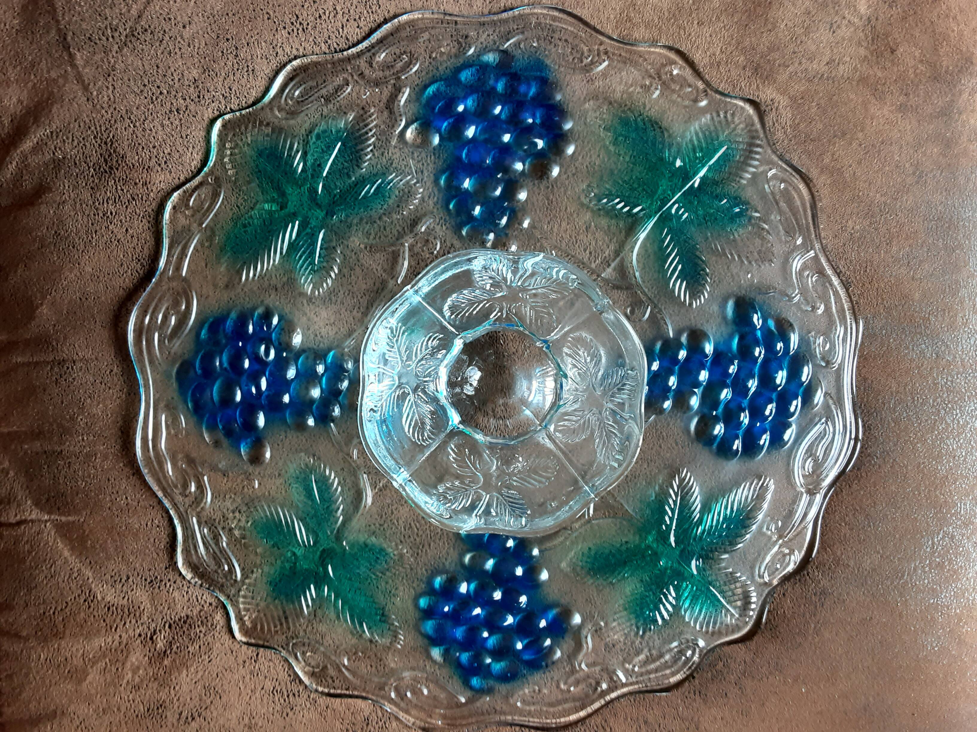 Crystal pedestal dish