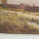 Alexandre Dronsart (1890-1953) peinture paysage Chemin de bord de ferme