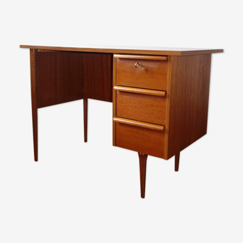 Desk line scandinavian 1960s teak