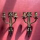 Superb Pair of Louis XVI Style Gilded Bronze Wall Lights – Signed A