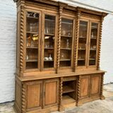 Oak apothecary cabinet, 19th century.