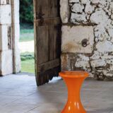Tabouret Tam Tam orange par Henry Massonnet pour Stamp, 1970