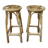 Pair of Louis Sognot stools