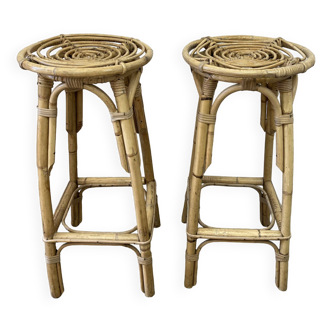 Pair of Louis Sognot stools