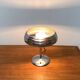 Art Deco table lamp in chrome and glass