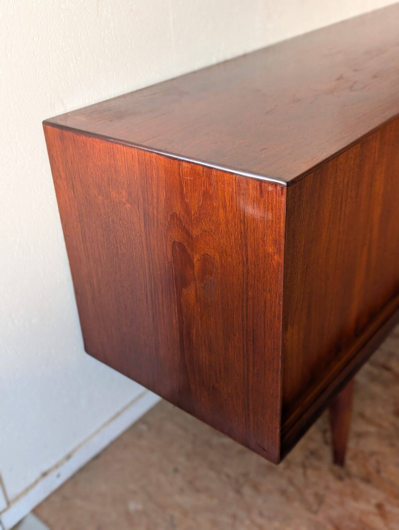 Teak enfilade "Paola" by Oswald Vermaercke published by V-Form, 1950s/60s.
