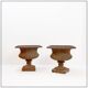 Pair of Medici cast iron planters - Late 19th century