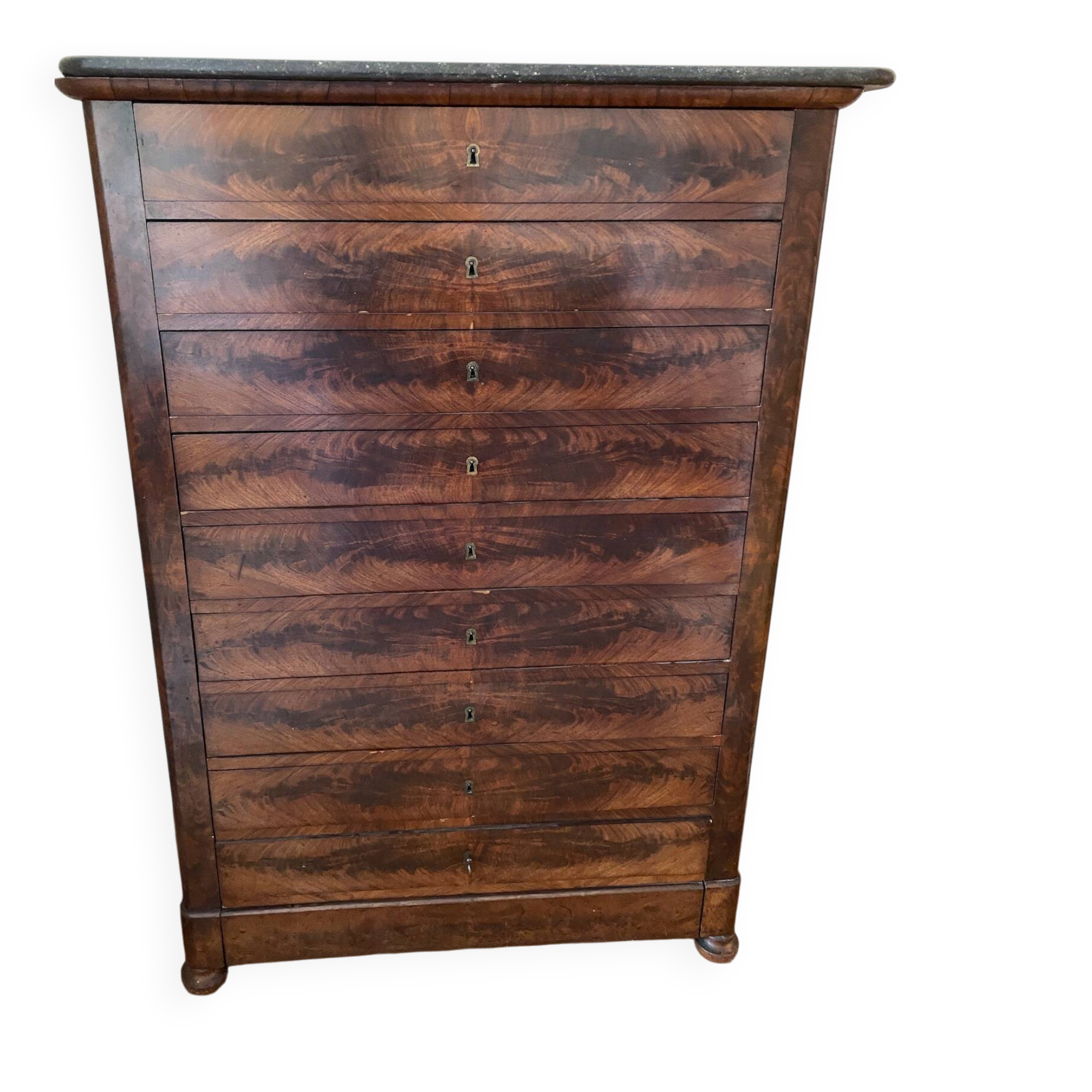 Chiffonnier Dizainier Acajou