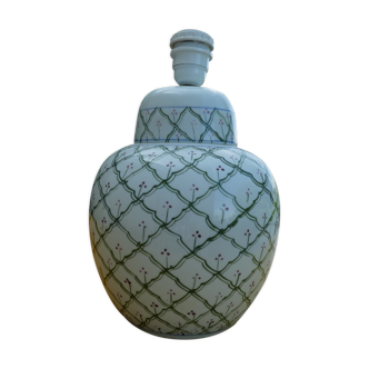Hand-painted porcelain lamp foot