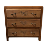 Art deco wood dresser