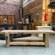 Very large workbench from the early 20th century.