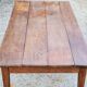 Oak farmhouse table nineteenth century feet spindles 2 drawers 199cm